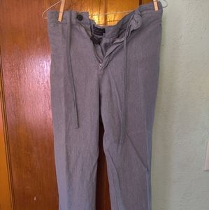 Grey Linen dress slacks